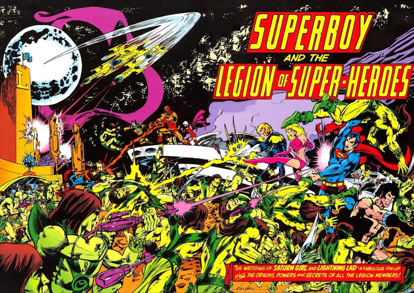SUPERBOY AND THE LEGION TABLOID COVER POSTER (LIMITED EDITION)