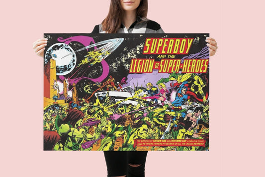 SUPERBOY AND THE LEGION TABLOID COVER POSTER (LIMITED EDITION)