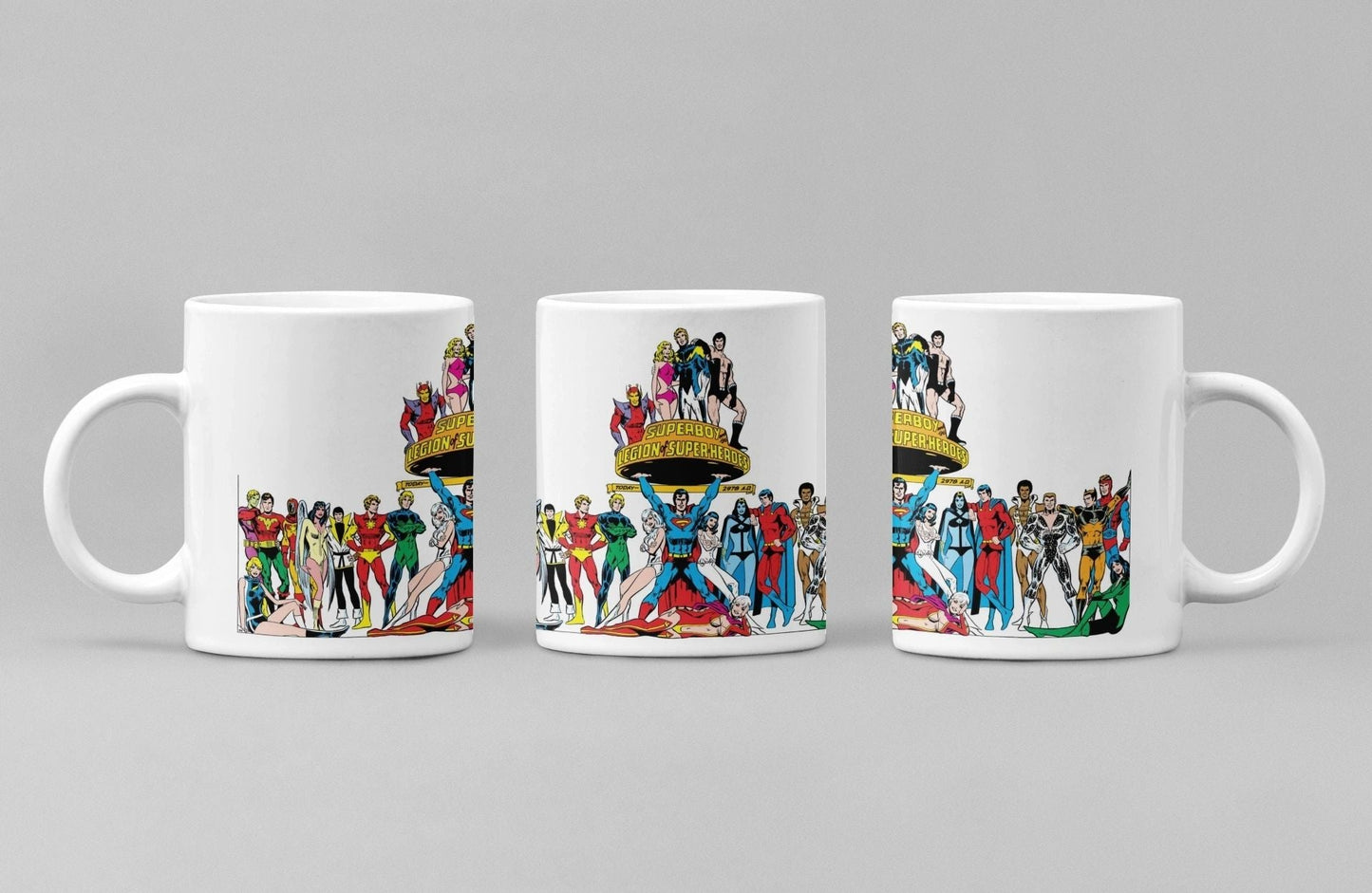SUPERBOY AND THE LEGION Anniversary Mugs