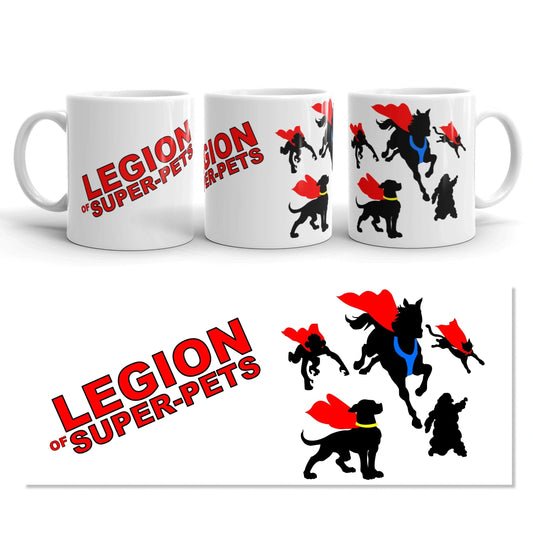 Legion of Superpets Anniversary Mugs