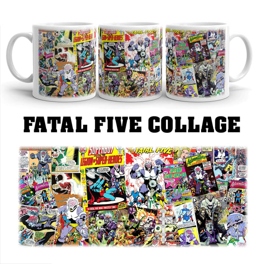 FATAL 5 Collage Anniversary Mugs