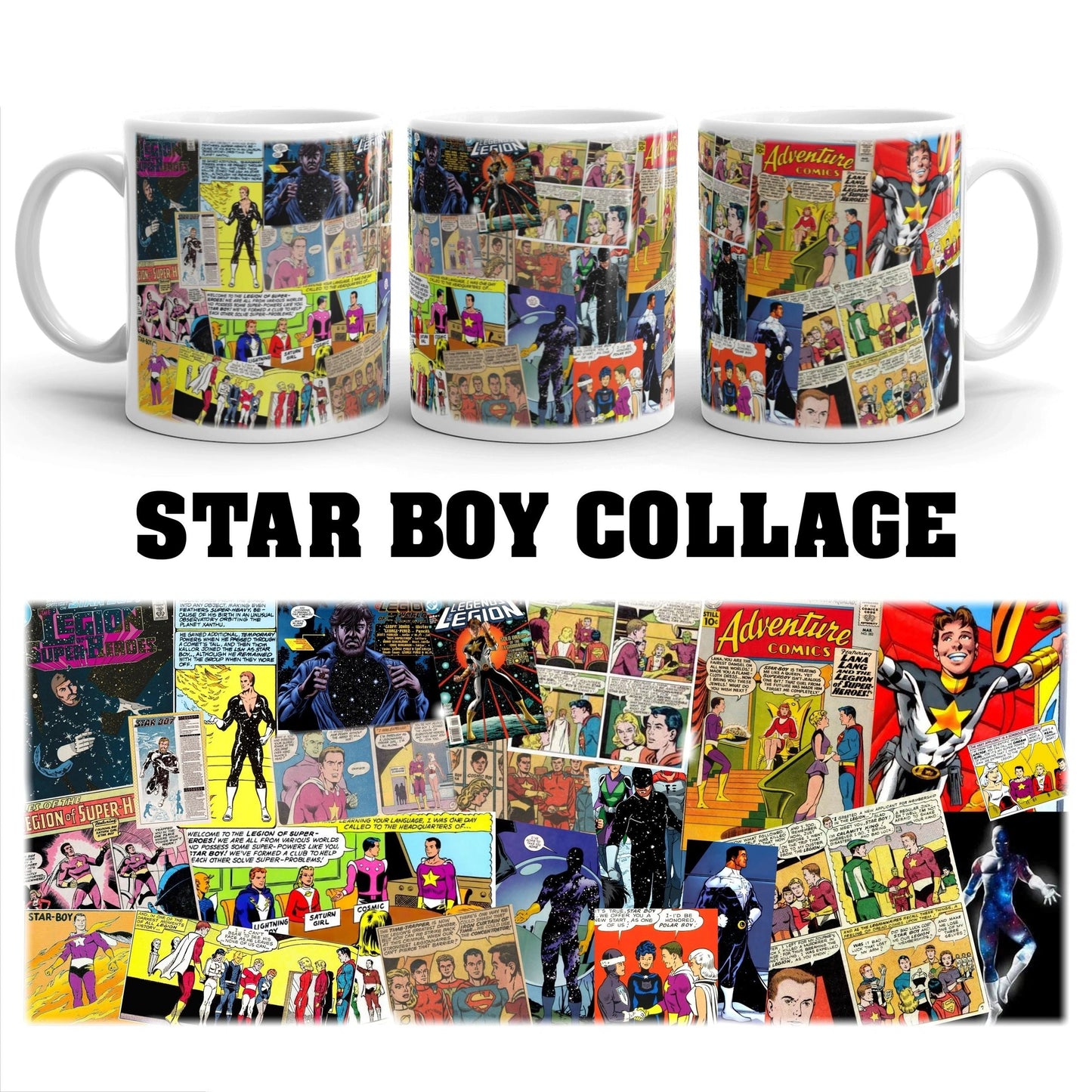 STARBOY Collage Anniversary Mugs