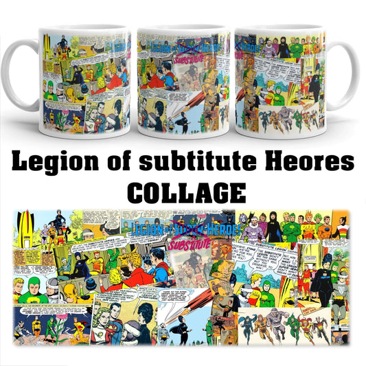 Legion of Substitute Collage Anniversary Mugs
