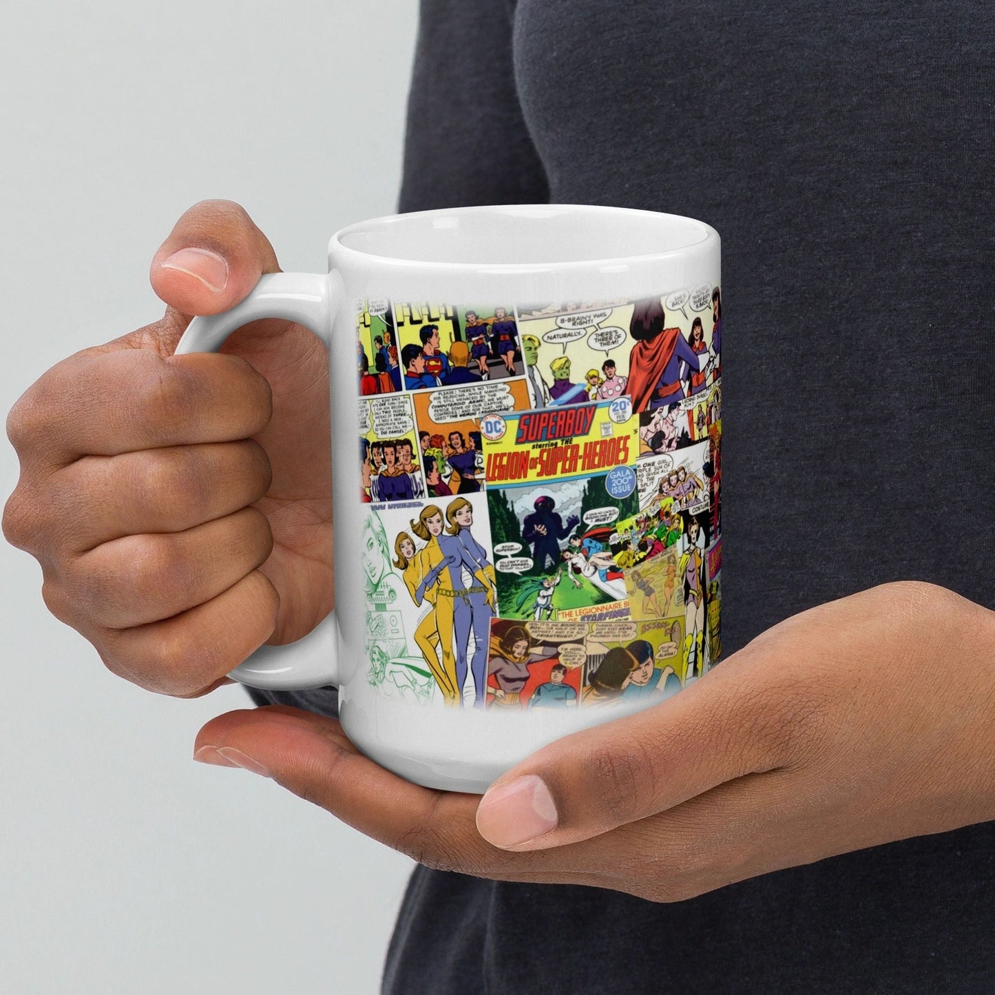 DUO DAMSEL Collage Anniversary Mugs