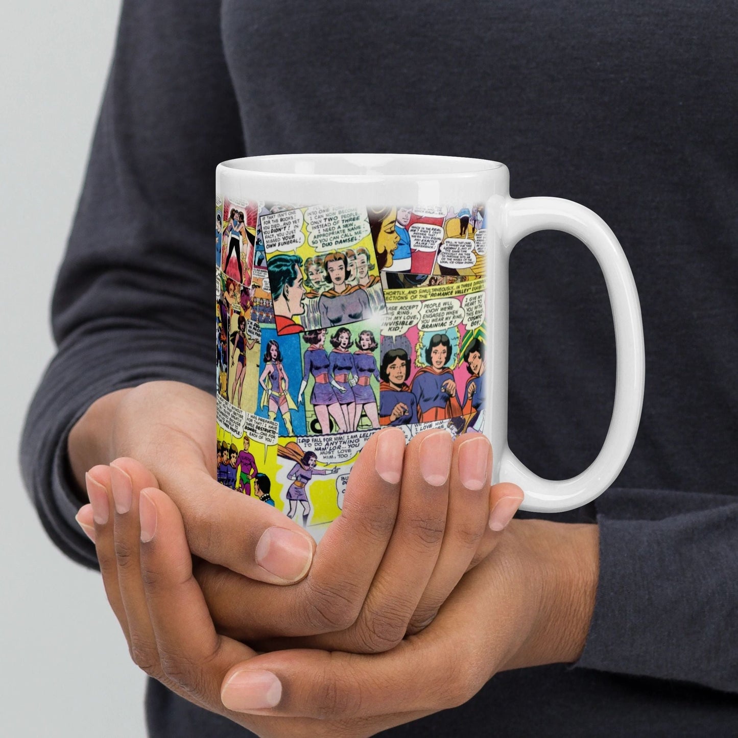 DUO DAMSEL Collage Anniversary Mugs