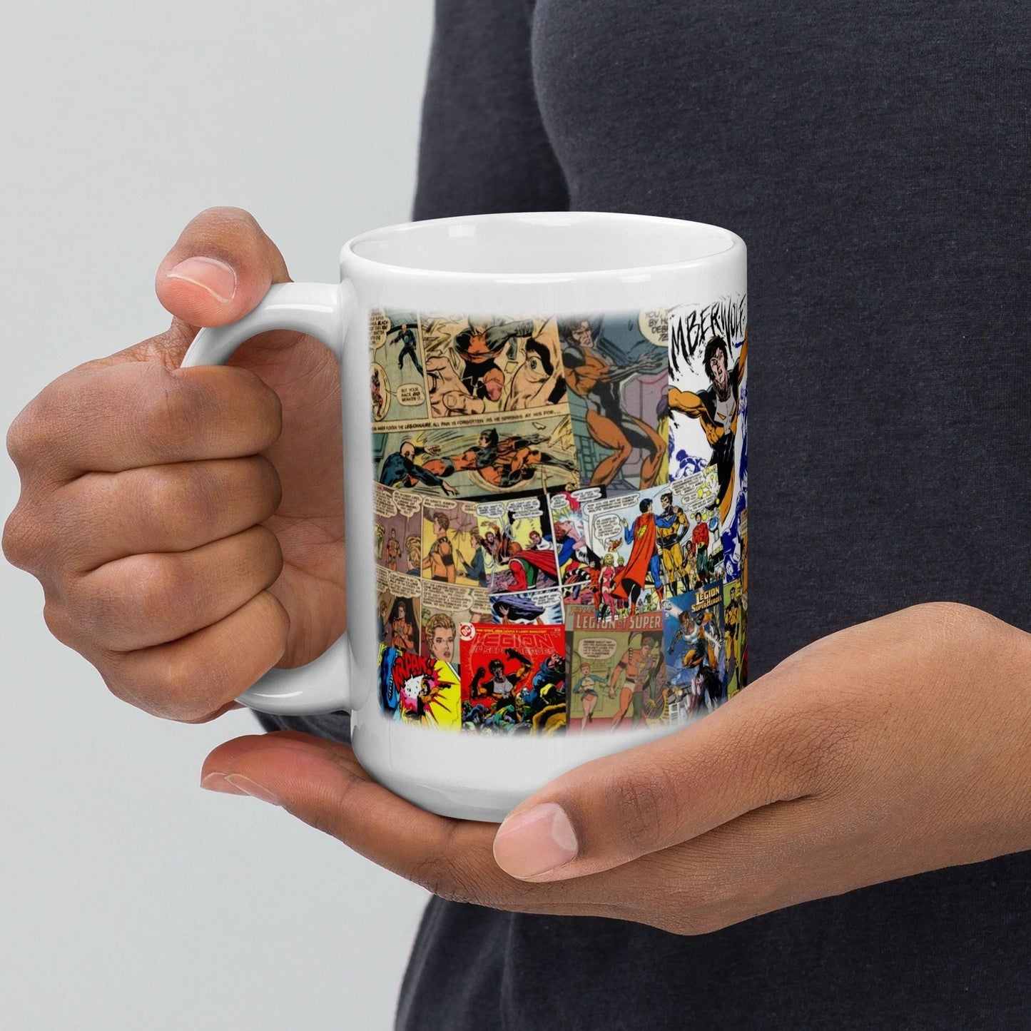 TIMBER WOLF Collage Anniversary Mugs