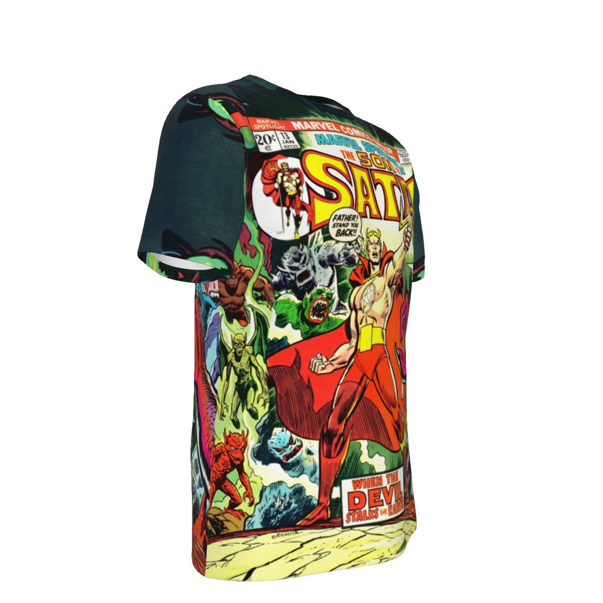 MARVEL SPOTLIGHT 13 All Over Print Shirt & Tank Top- SON OF SATAN