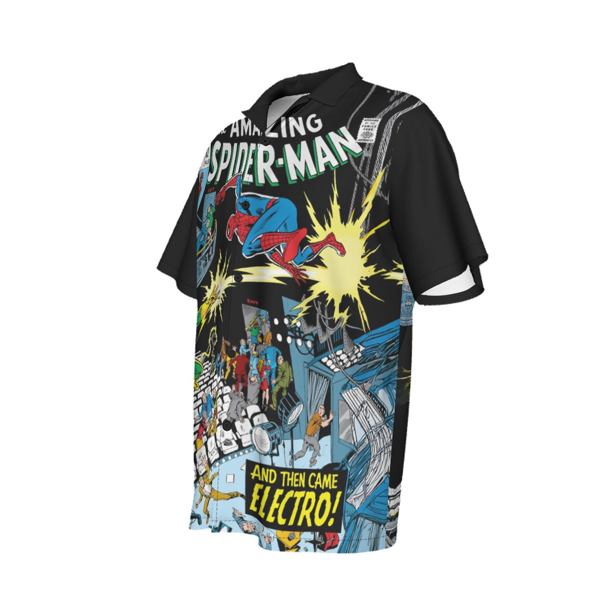 AMAZING SPIDERMAN 82 OVER PRINT SHIRT AND TANK TOP- ELECTRO