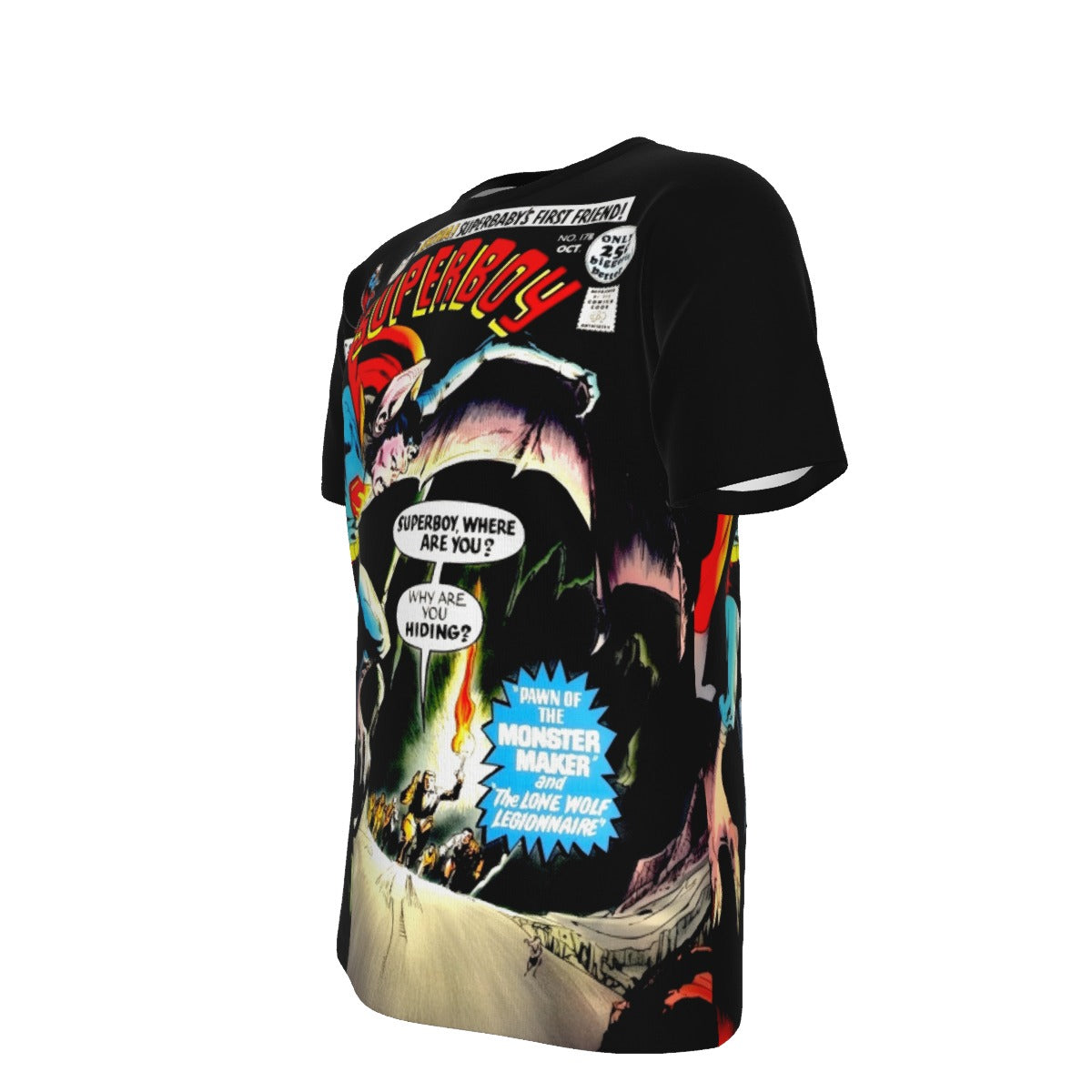 SUPERBOY 178 OVER PRINT SHIRT AND TANK TOP - NEAL ADAMS ART