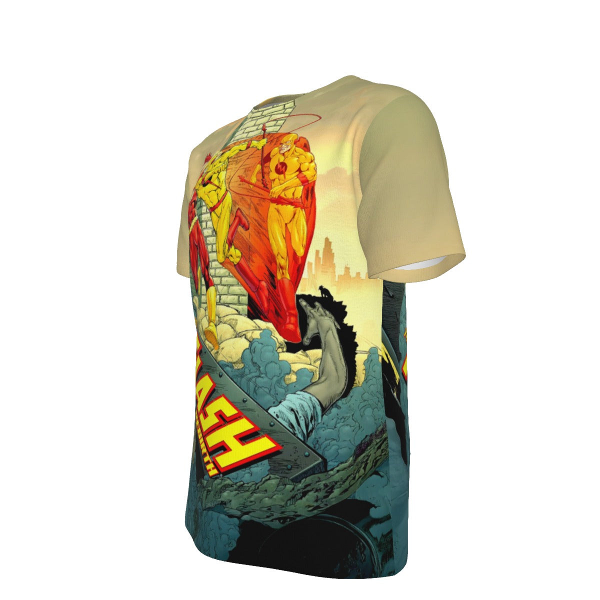 FLASH REBIRTH 5 OVER PRINT SHIRT AND TANK TOP