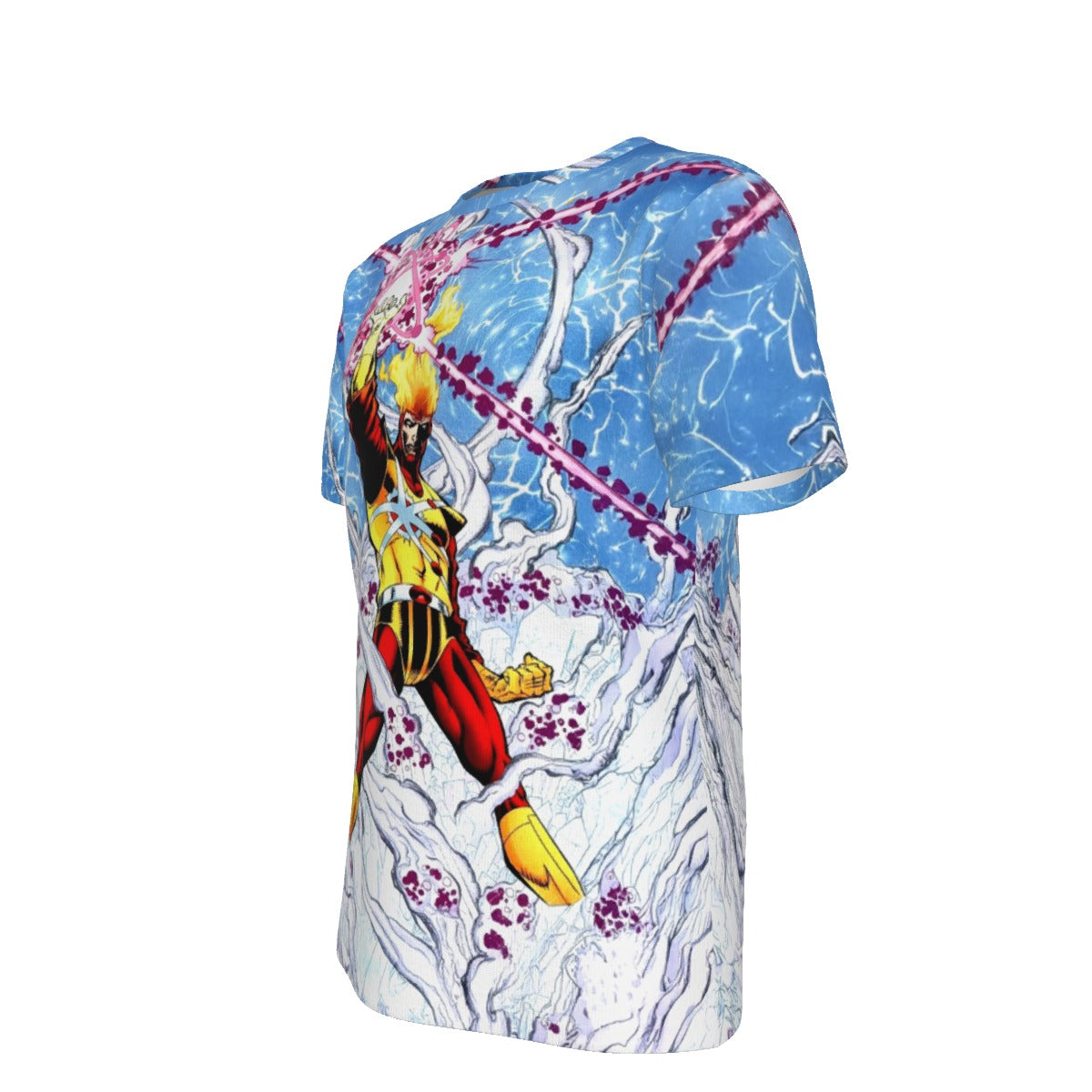 FIRESTORM ALL OVER PRINT SHIRT AND TANK TOP - JLA JSA SECRT FILES