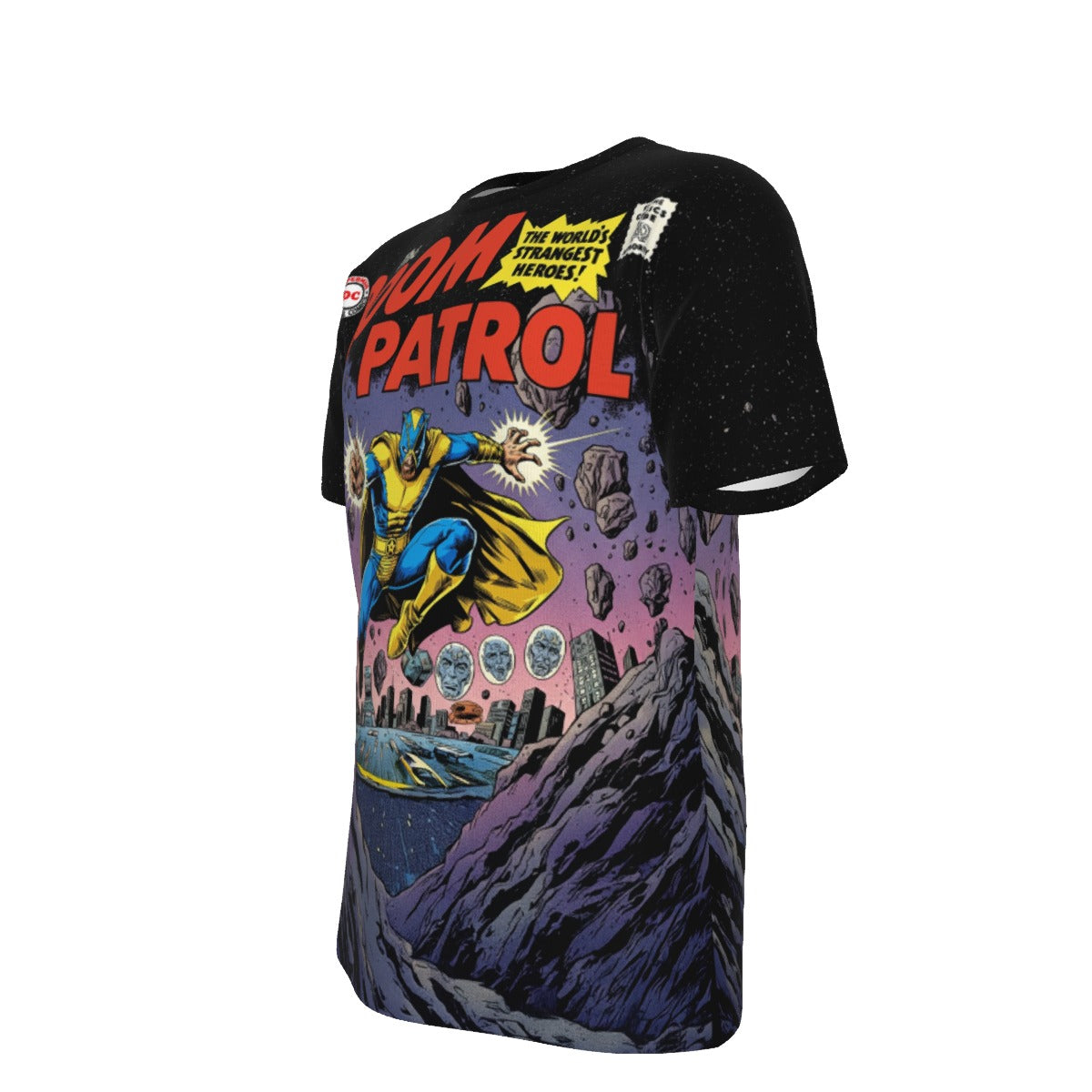 MENTO READY DOOM PATROL 91.5 COVER MOCK UP READY OVER PRINT SHIRT AND TANK TOP