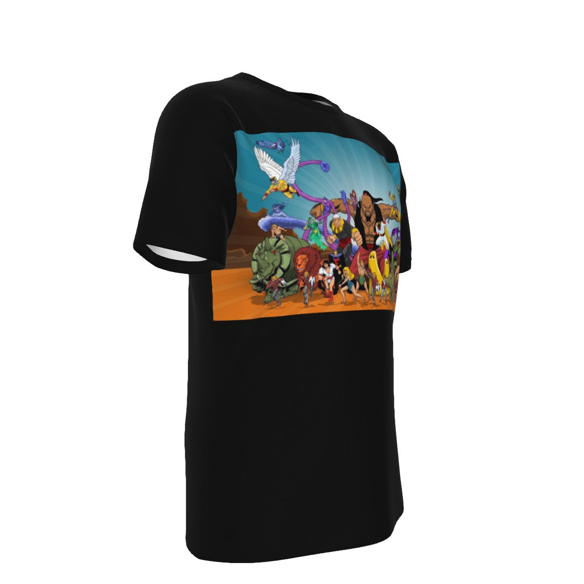 HANNA BARBERA ACTION UNIVERSE All Over Print Shirt & Tank Top