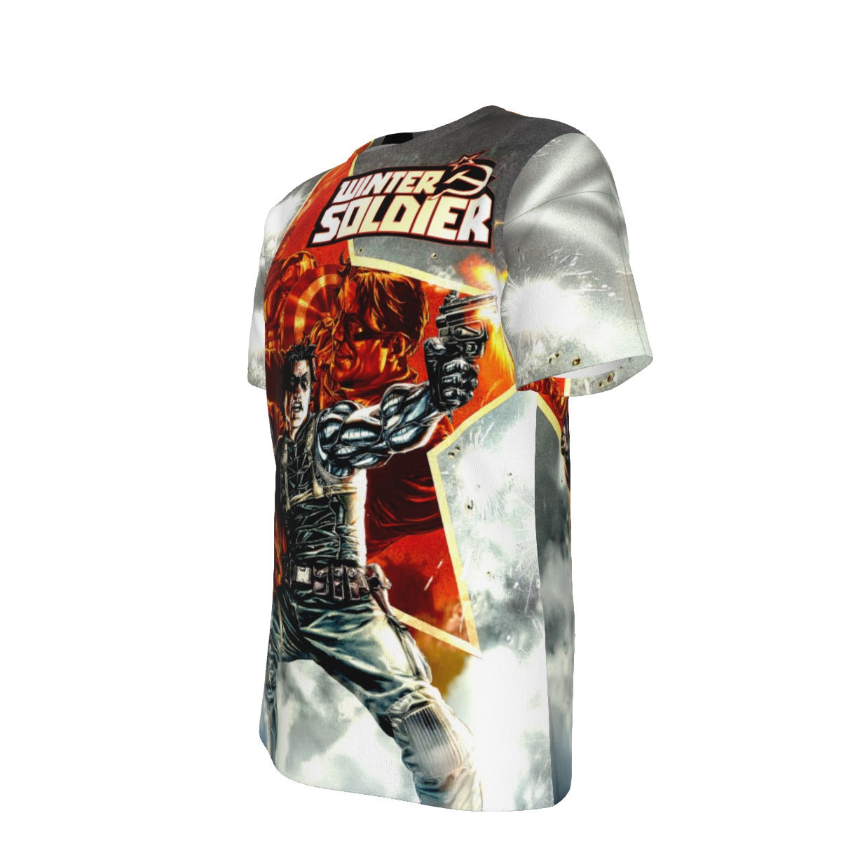 WINTER SOLDIER 1 OVER PRINT SHIRT AND TANK TOP - DR FATE