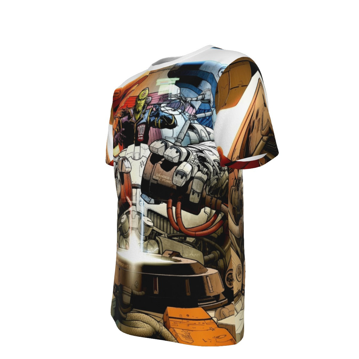2000AD THRILL POWER OVERLOAD ALL OVER PRINT SHIRT AND TANK TOP