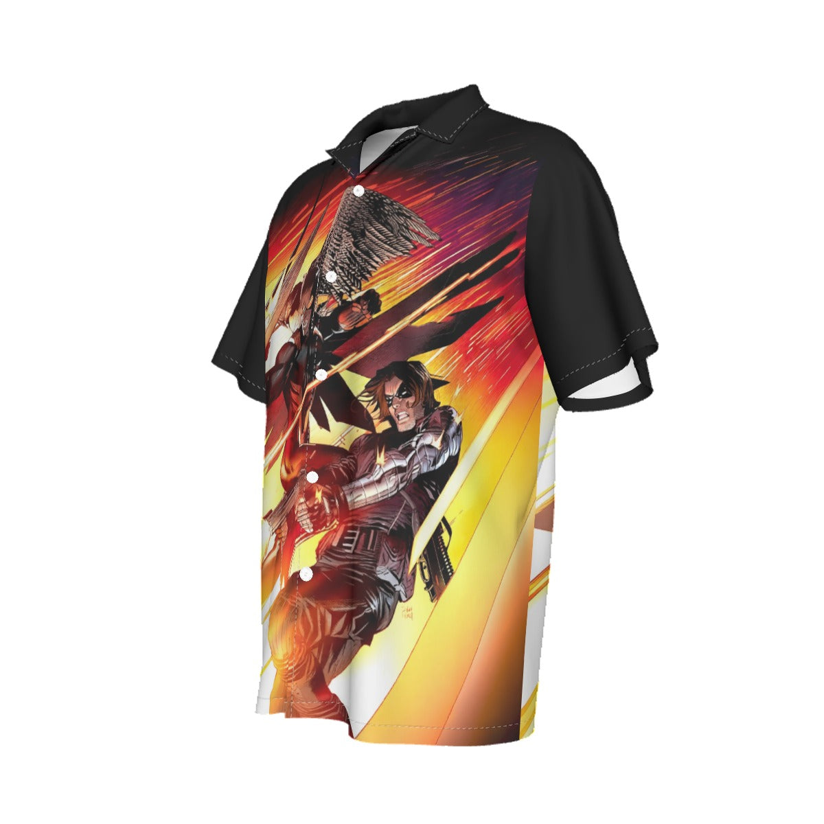 FALCON WINTER SOLDIER 1 OVER PRINT SHIRT AND TANK TOP