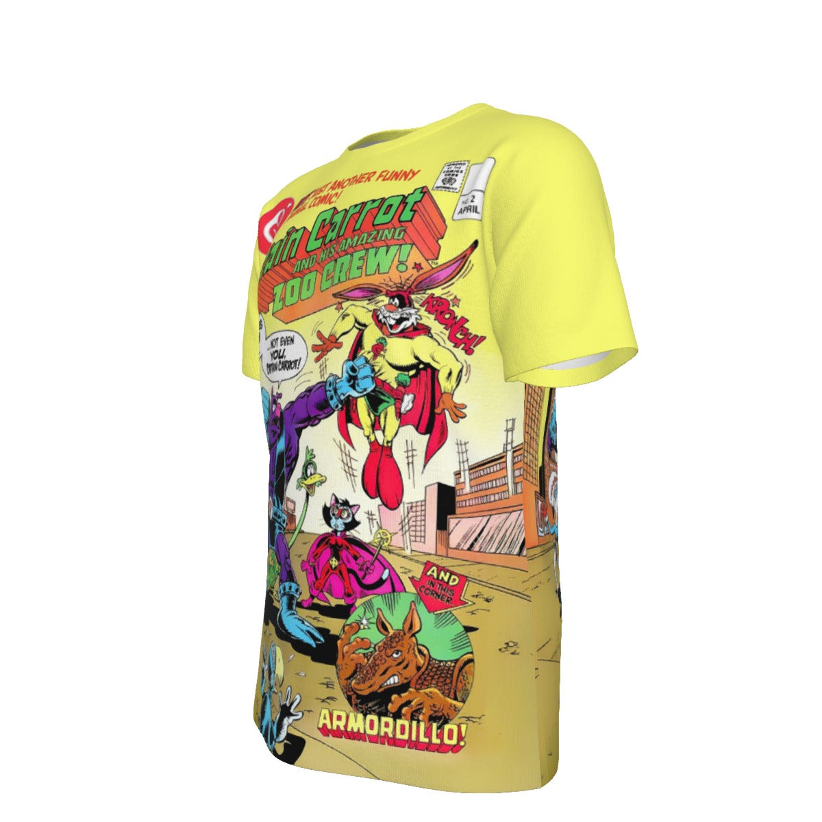 CAPTAIN CARROT AND THE AMAZING ZOO CREW 2 OVER PRINT SHIRT AND TANK TOP