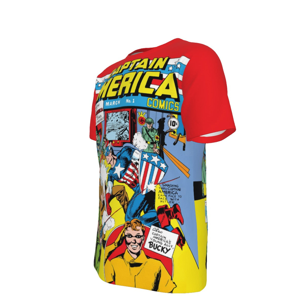 CAPTAIN AMERICA COMICS 1 READY OVER PRINT SHIRT AND TANK TOP