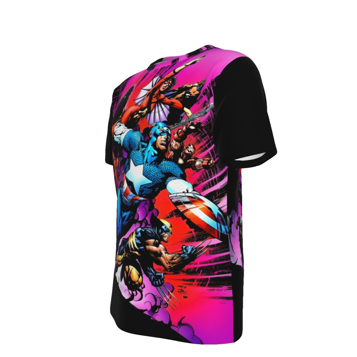 THE NEW AVENGERS PINUP BY FINCH  ALL OVER PRINT SHIRT AND TANK TOP