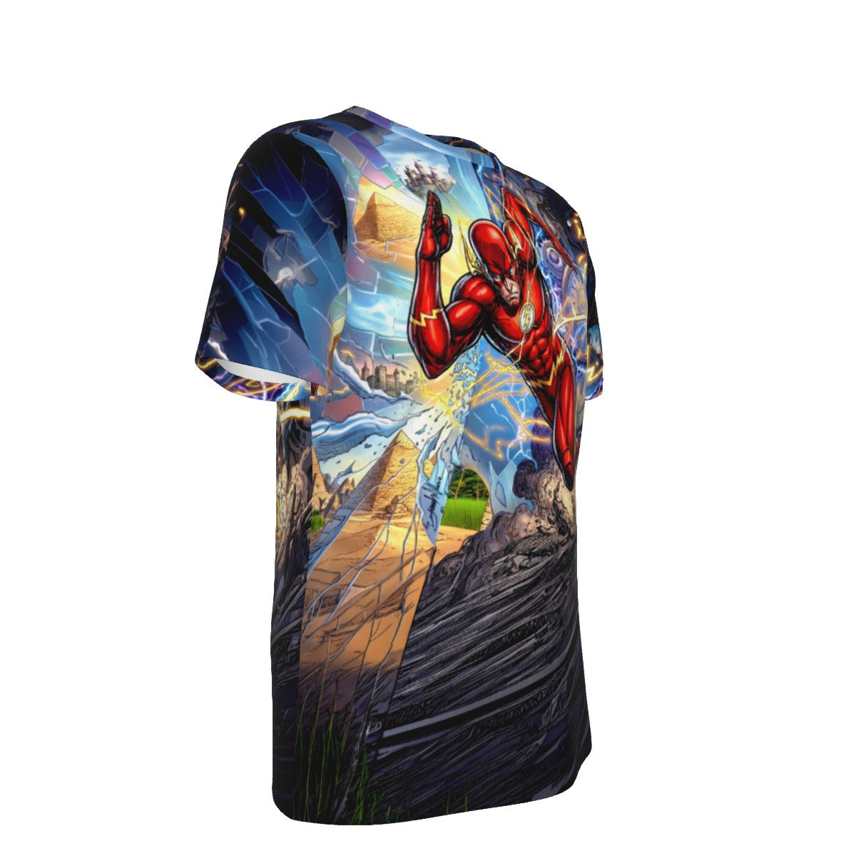 FLASH RUN THRU TIME All Over Print Shirt & Tank Top - ORIGINAL ART BY EKA