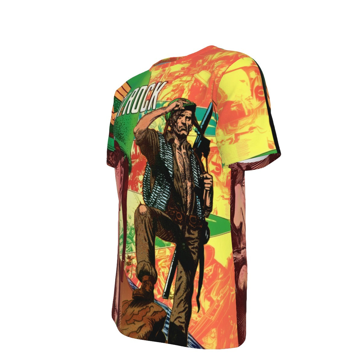 SGT ROCK TRIBUTE SHIRT ALL OVER PRINT SHIRT AND TANK TOP