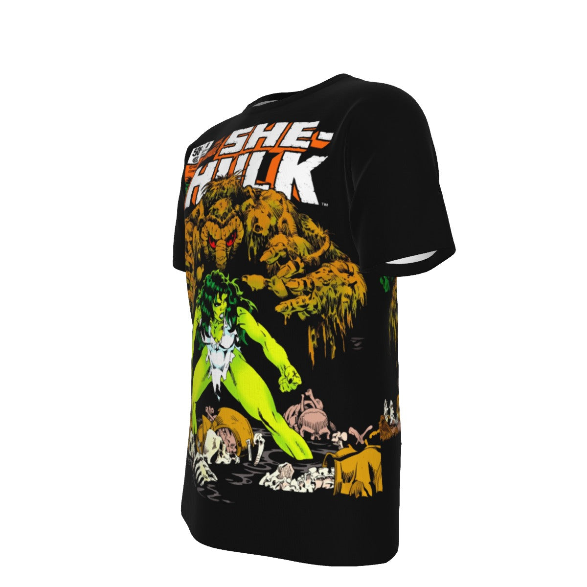 SAVAGE SHE-HULK 78 OVER PRINT SHIRT AND TANK TOP- MICHAEL GOLDEN ART