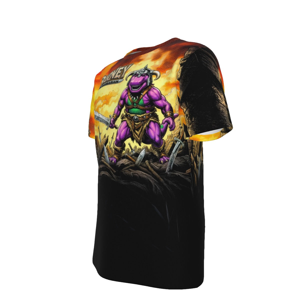 BARNEY THE BARBARIAN All Over Print Shirt & Tank Top