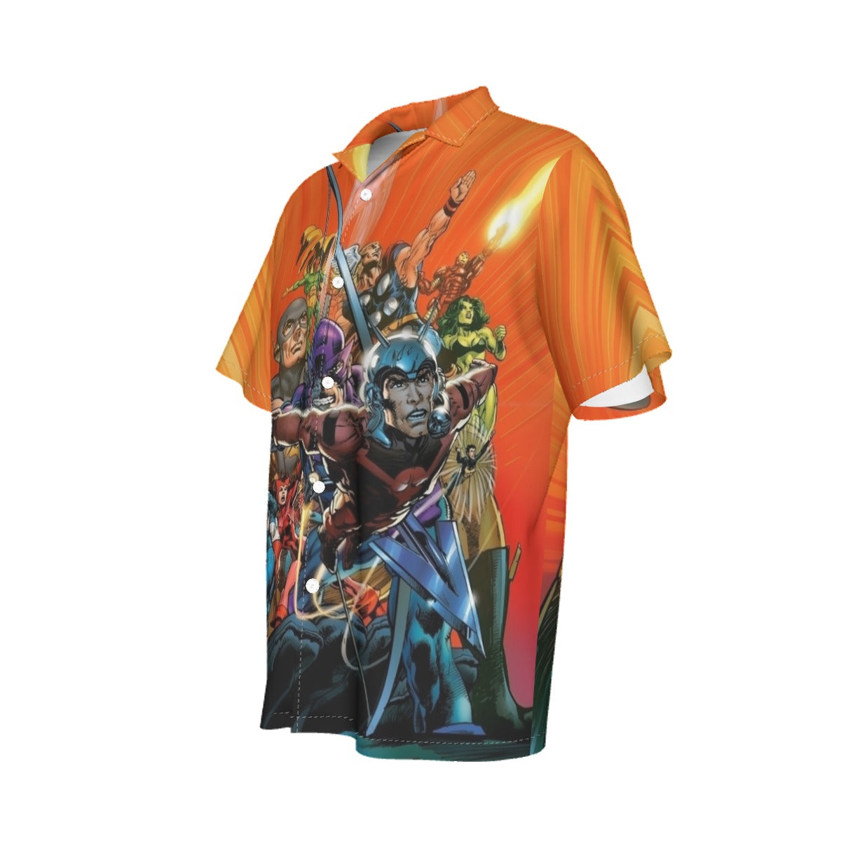 NEW AVENGERS POSTER BY NEAL ADAMS ALL OVER PRINT SHIRT AND TANK TOP