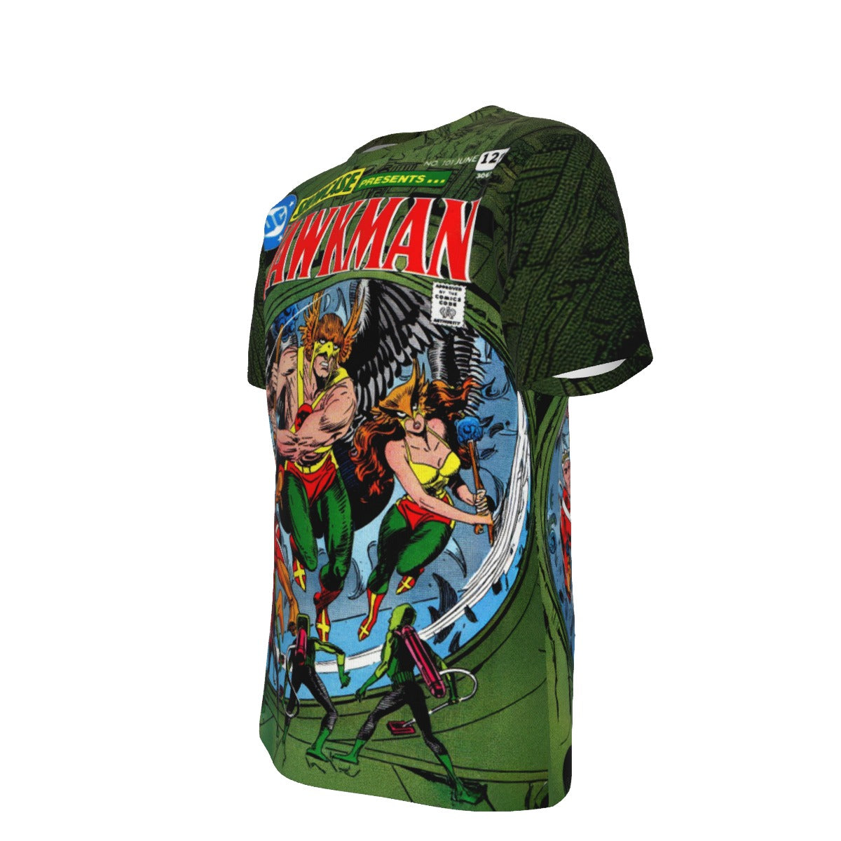 SHOWCASE 101 ALL OVER PRINT SHIRT AND TANK TOP - HAWKMAN HAWKGIRL ADAM STRANGE