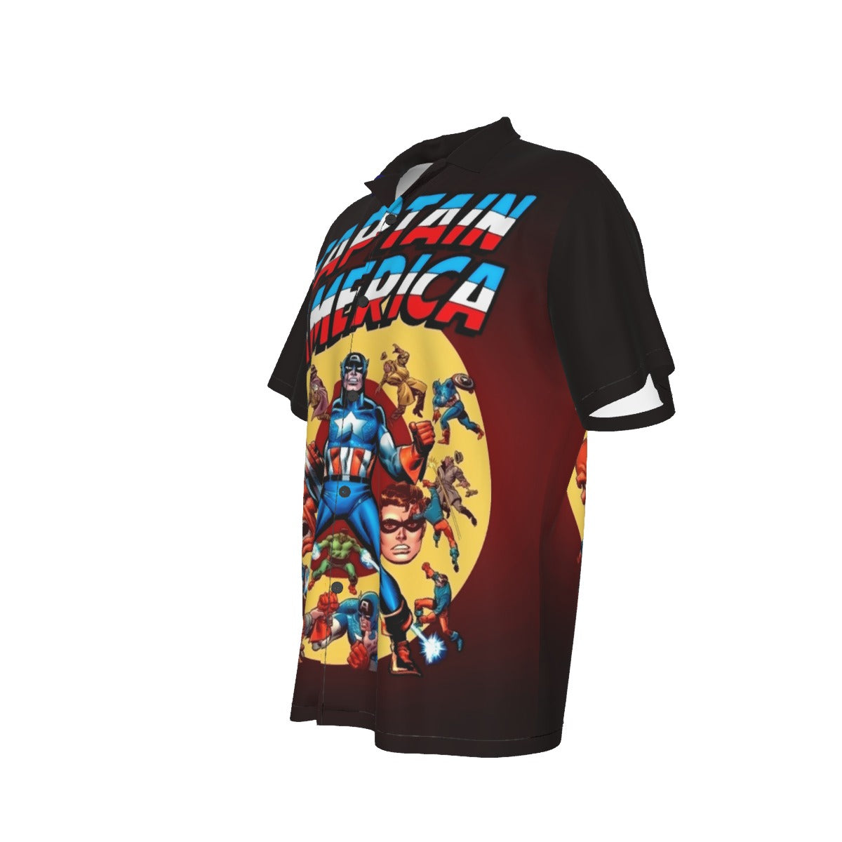 CAPTAIN AMERICA HERO OR HOAX ALL OVER PRINT SHIRT AND TANK TOP