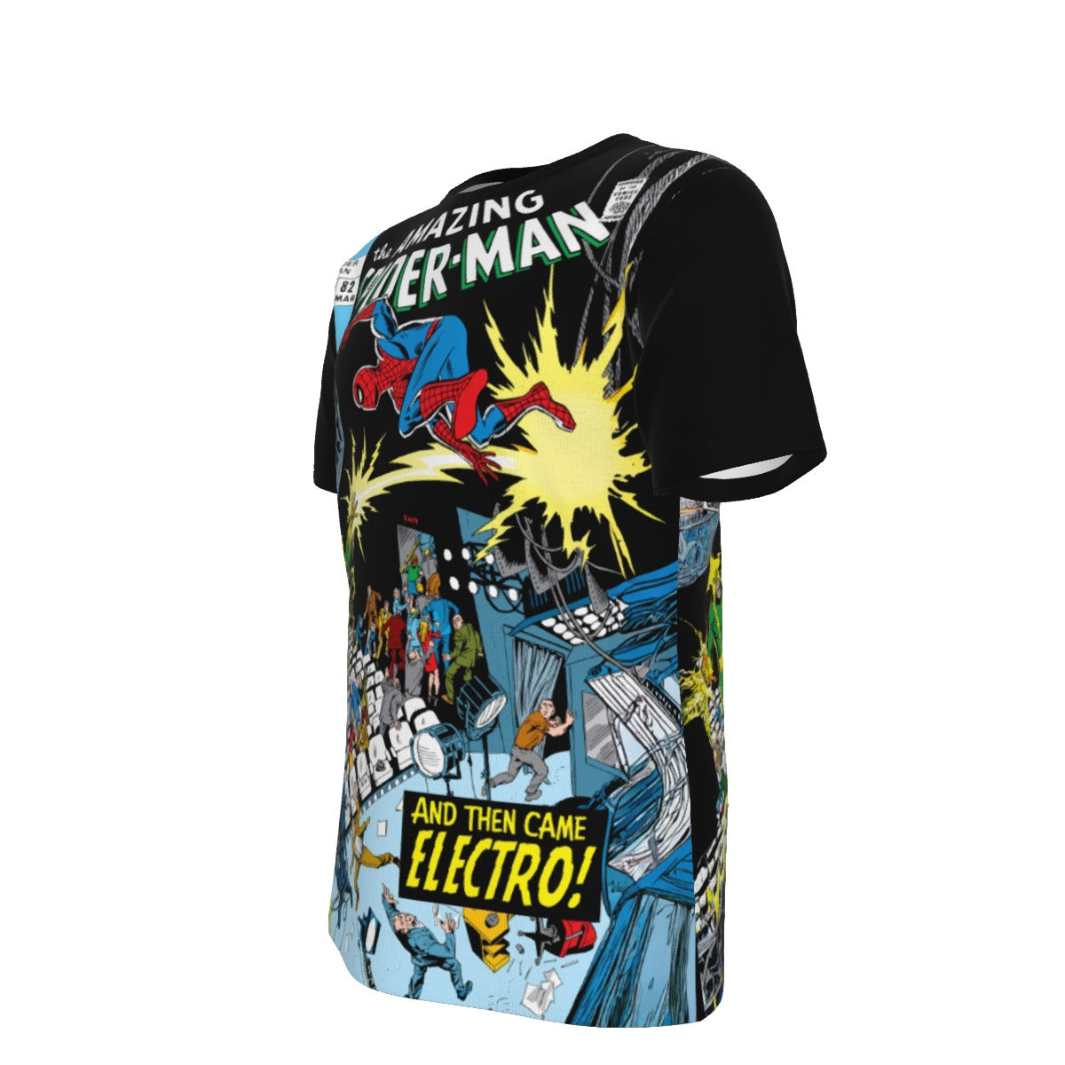 AMAZING SPIDERMAN 82 OVER PRINT SHIRT AND TANK TOP- ELECTRO