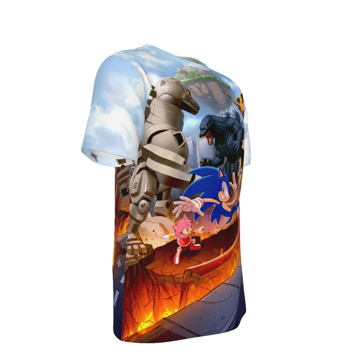 SONIC VS GODZILLA All Over Print Shirt & Tank Top