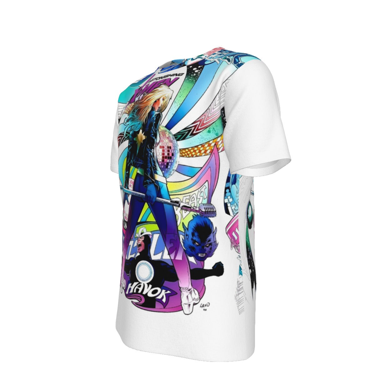 ASTONISHING XMEN 13 v3 PIN UP ALL OVER PRINT SHIRT AND TANK TOP - DAZZLER