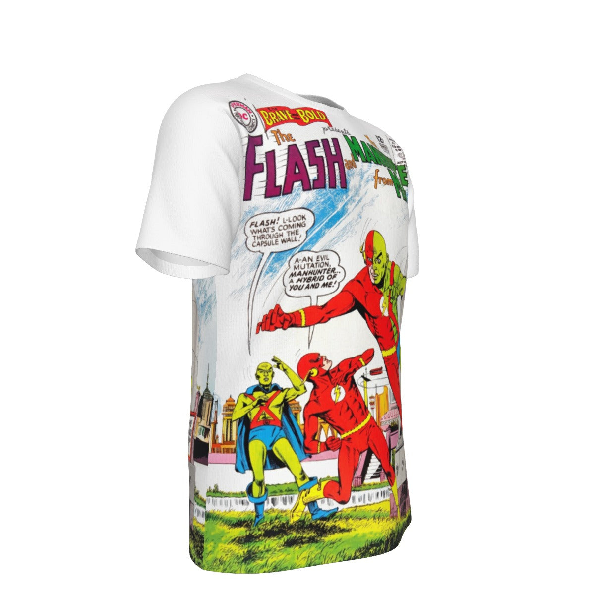 BRAVE AND THE BOLD 56 All Over Print Shirt & Tank Top - FLASH - MARTIAN MANHUNTER