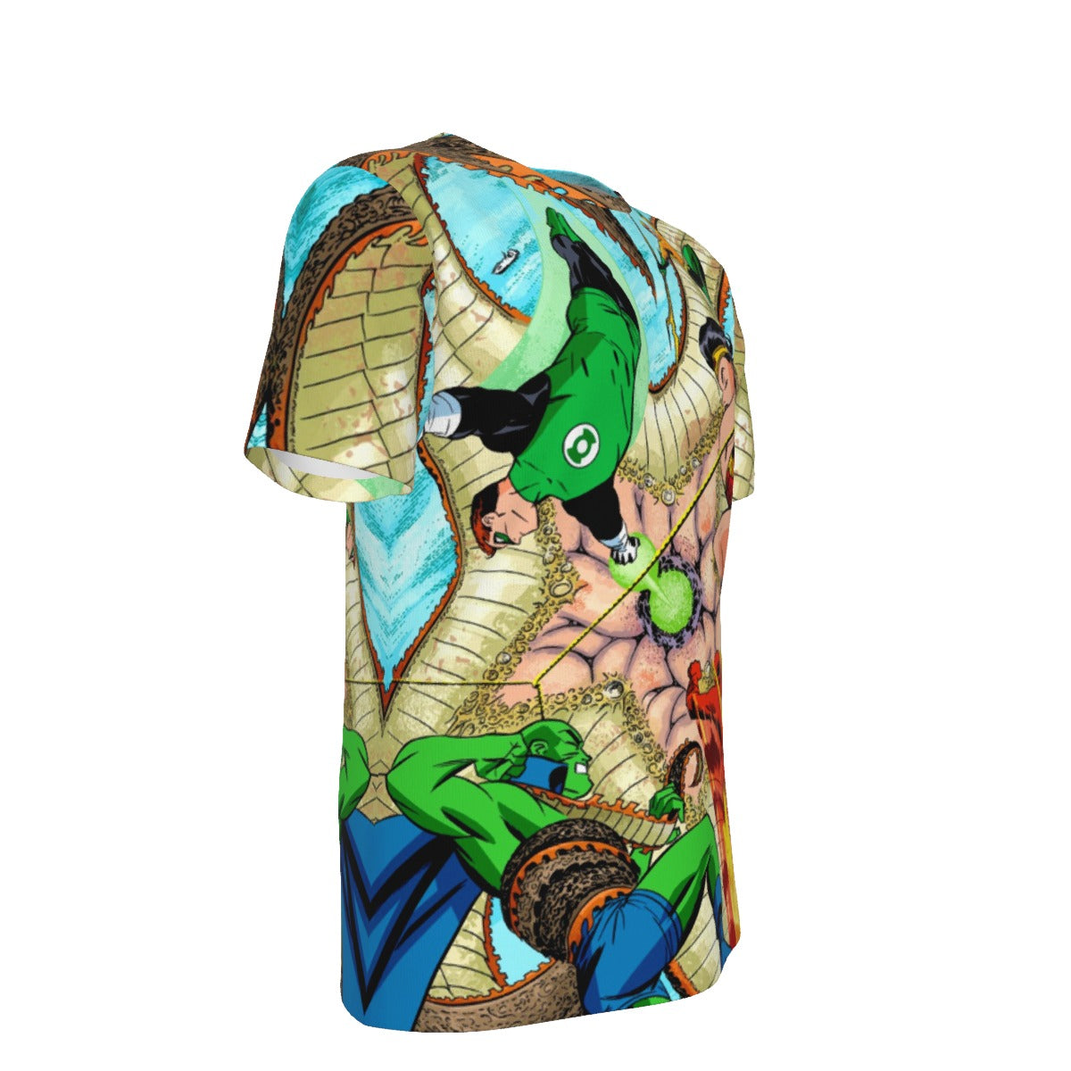 JLA VS STARRO - NEW FRONTIER All Over Print Shirt & Tank Top - DARWYN COOKE ART