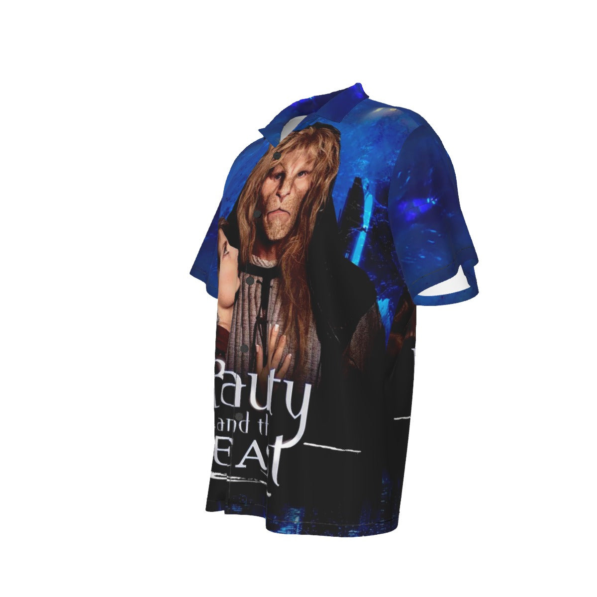 BEAUTY AND THE BEAST TV POSTER OVER PRINT SHIRT AND TANK TOP