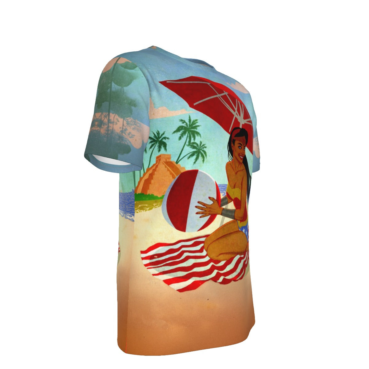 WONDER WOMAN PIN UP All Over Print Shirt & Tank Top- JENNY FRISON ART
