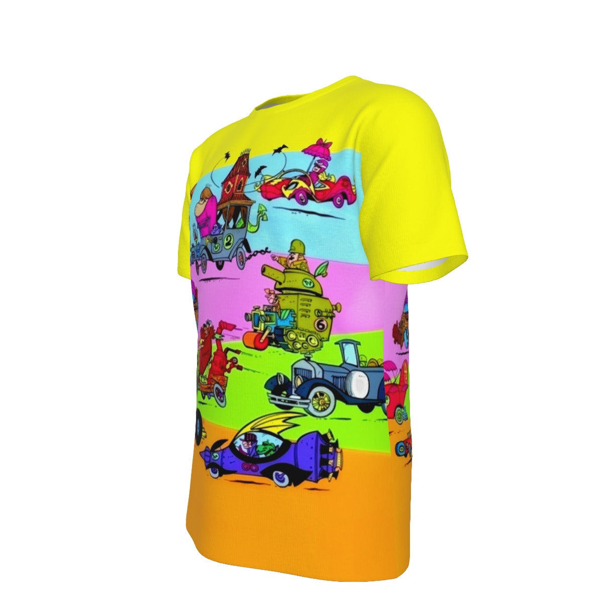 WACKY RACERS ALL OVER PRINT SHIRT AND TANK TOP