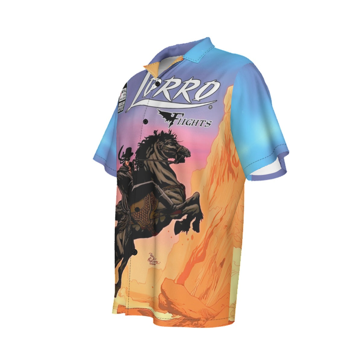 ZORRO FLIGHTS ALL OVER PRINT SHIRT AND TANK TOP