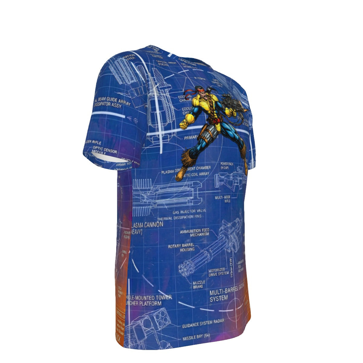 FORGE GO All Over Print Shirt & Tank Top - XMEN GO ORIGINAL ART BY EKA