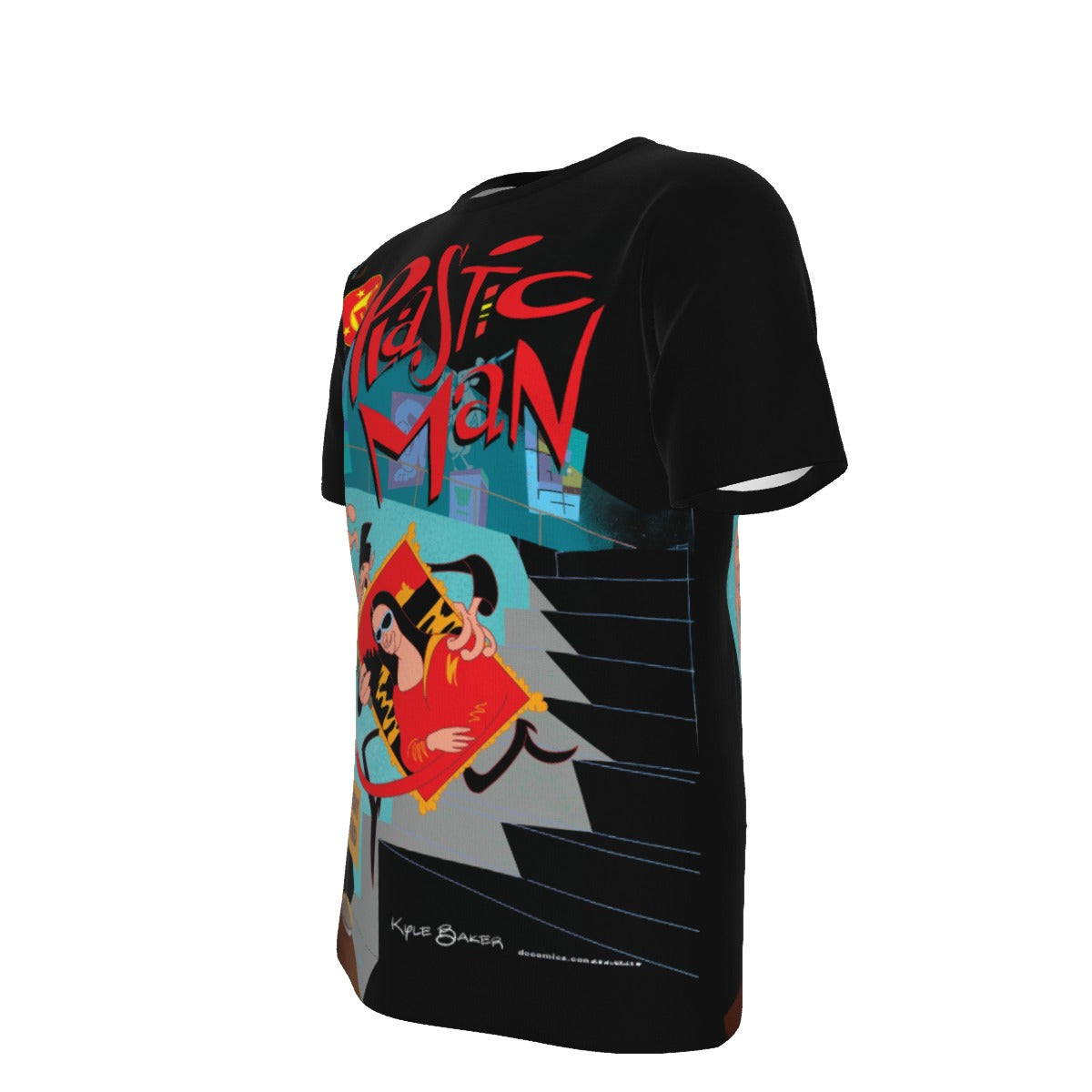 PLASTIC MAN 1 V4 ALL OVER PRINT SHIRT AND TANK TOP
