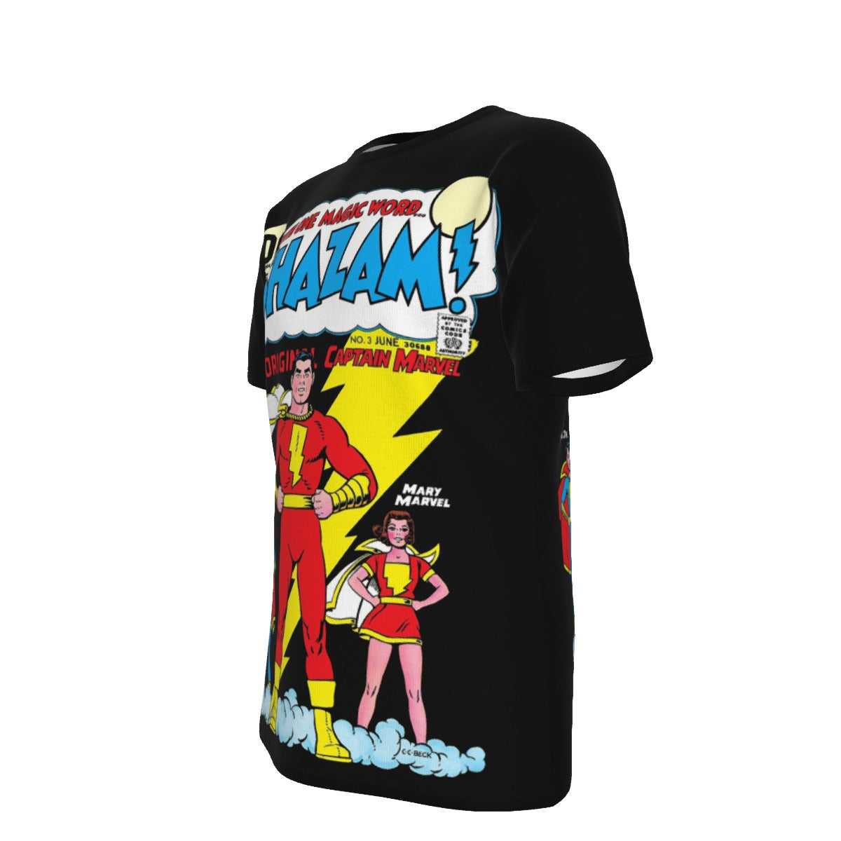 SHAZAM 3 UP ALL OVER PRINT SHIRT AND TANK TOP
