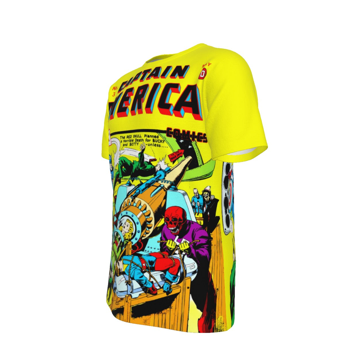 CAPTAIN AMERICA COMICS 3 READY OVER PRINT SHIRT AND TANK TOP