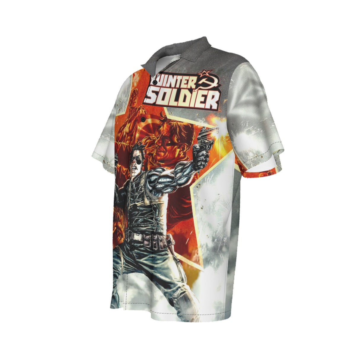 WINTER SOLDIER 1 OVER PRINT SHIRT AND TANK TOP - DR FATE