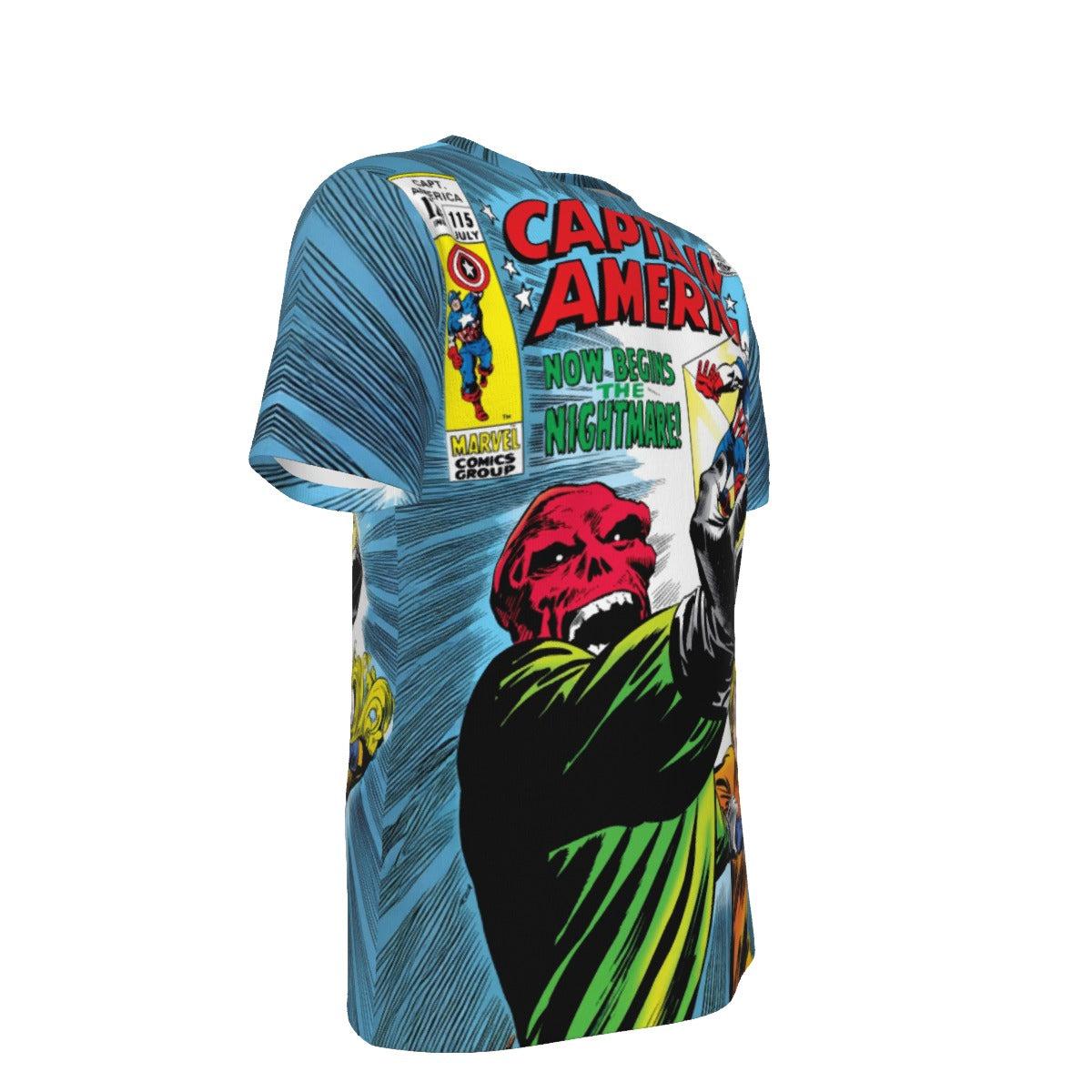 CAPTAIN AEMRICA 115 All Over Print Shirt & Tank Top