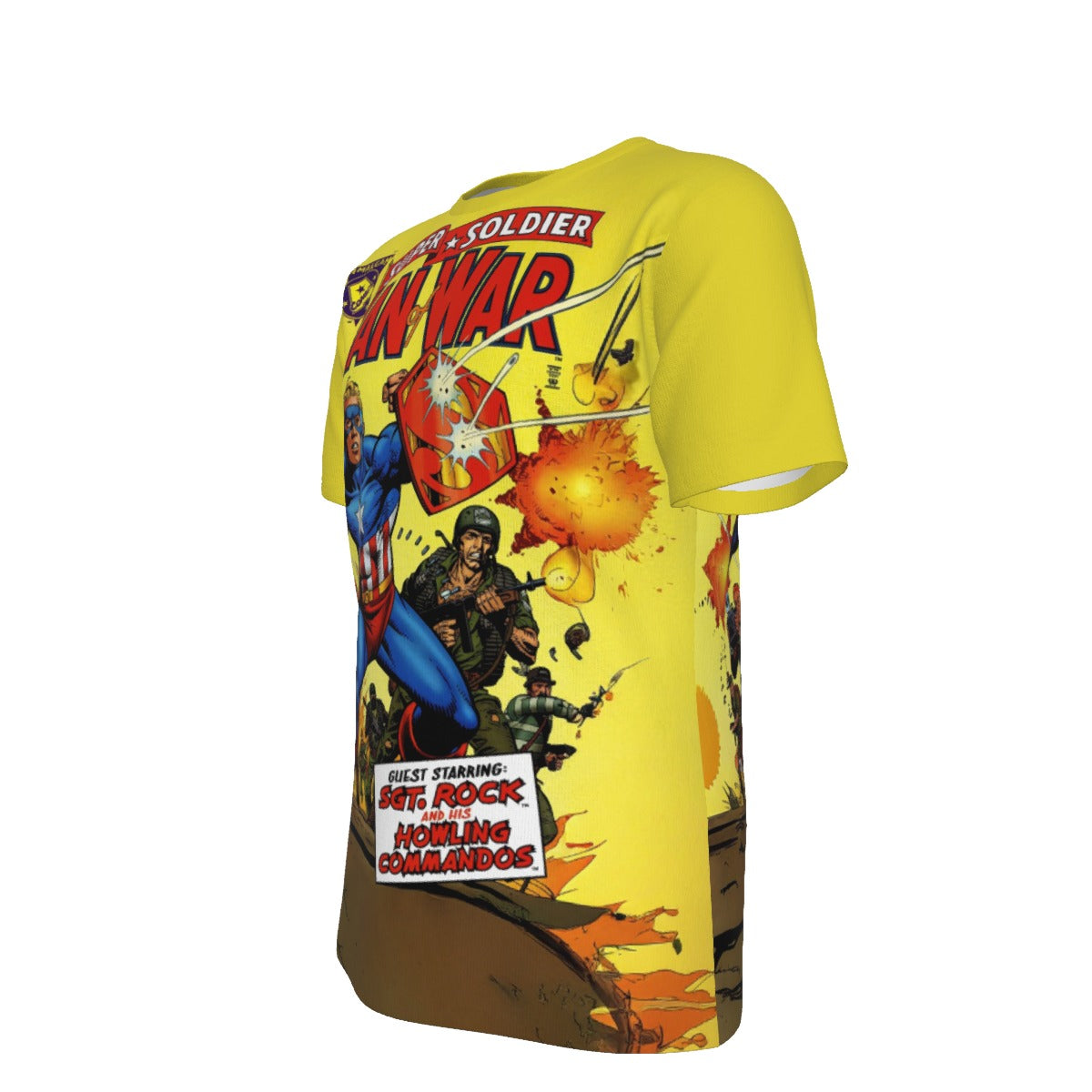 SUPER SOLDIER MAN OF WAR ALL OVER PRINT SHIRT AND TANK TOP