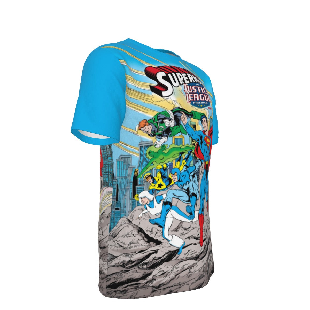 SUPERMAN AND THE JLA All Over Print Shirt & Tank Top