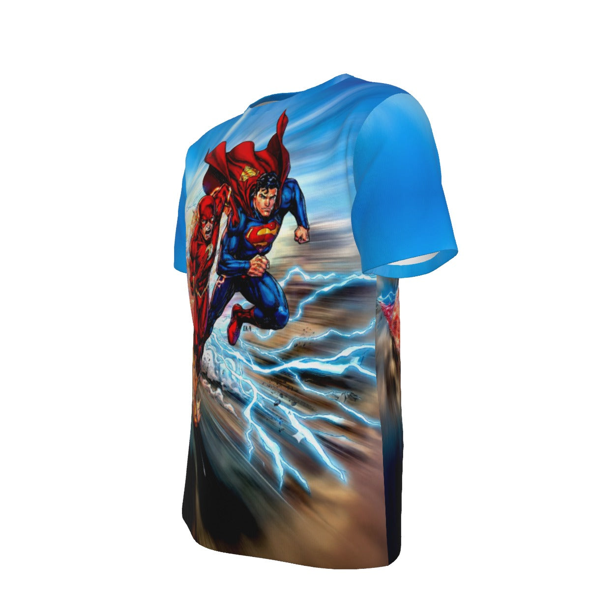 SUPERMAN FLASH RACE All Over Print Shirt & Tank Top  -PRIVATE EDITIONS