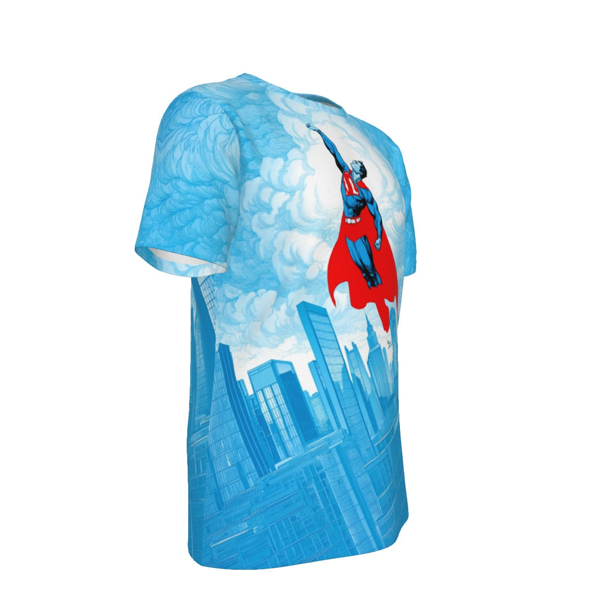 SUPERMAN RED AND BLUE All Over Print Shirt & Tank Top