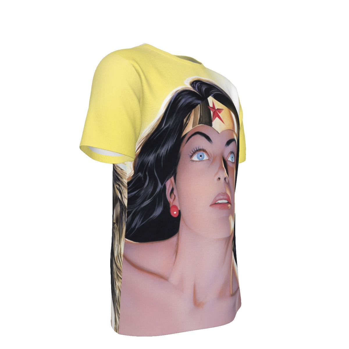 WONDER WOMAN FACE All Over Print Shirt & Tank Top - ALEX ROSS ART